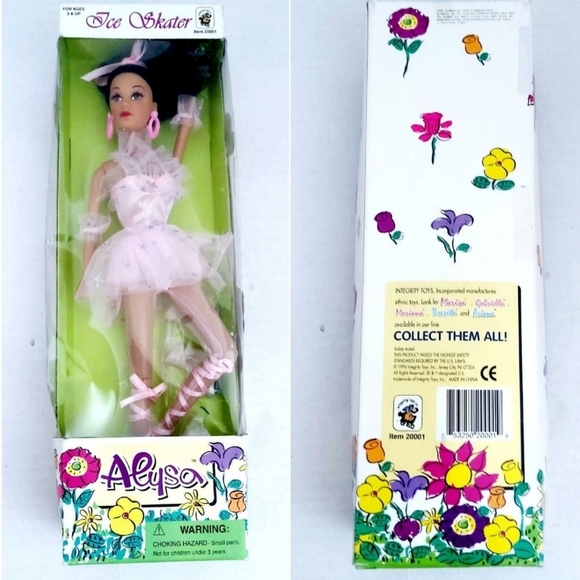Alysa Ice Skater vintage collectable "1996" doll Integrity Toys (NIB) - Picture 3 of 3